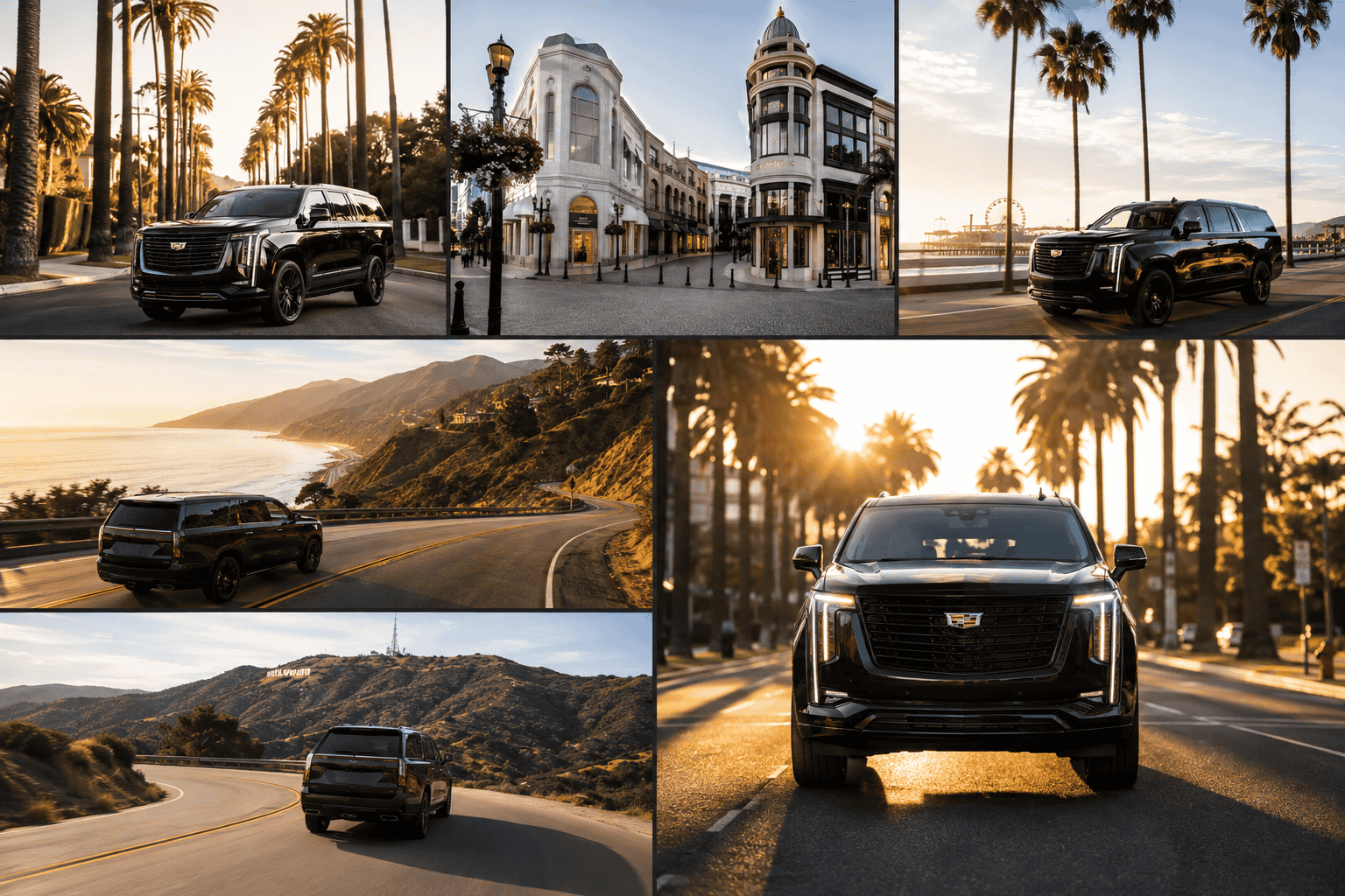 Luxury chauffeur travel across Southern California