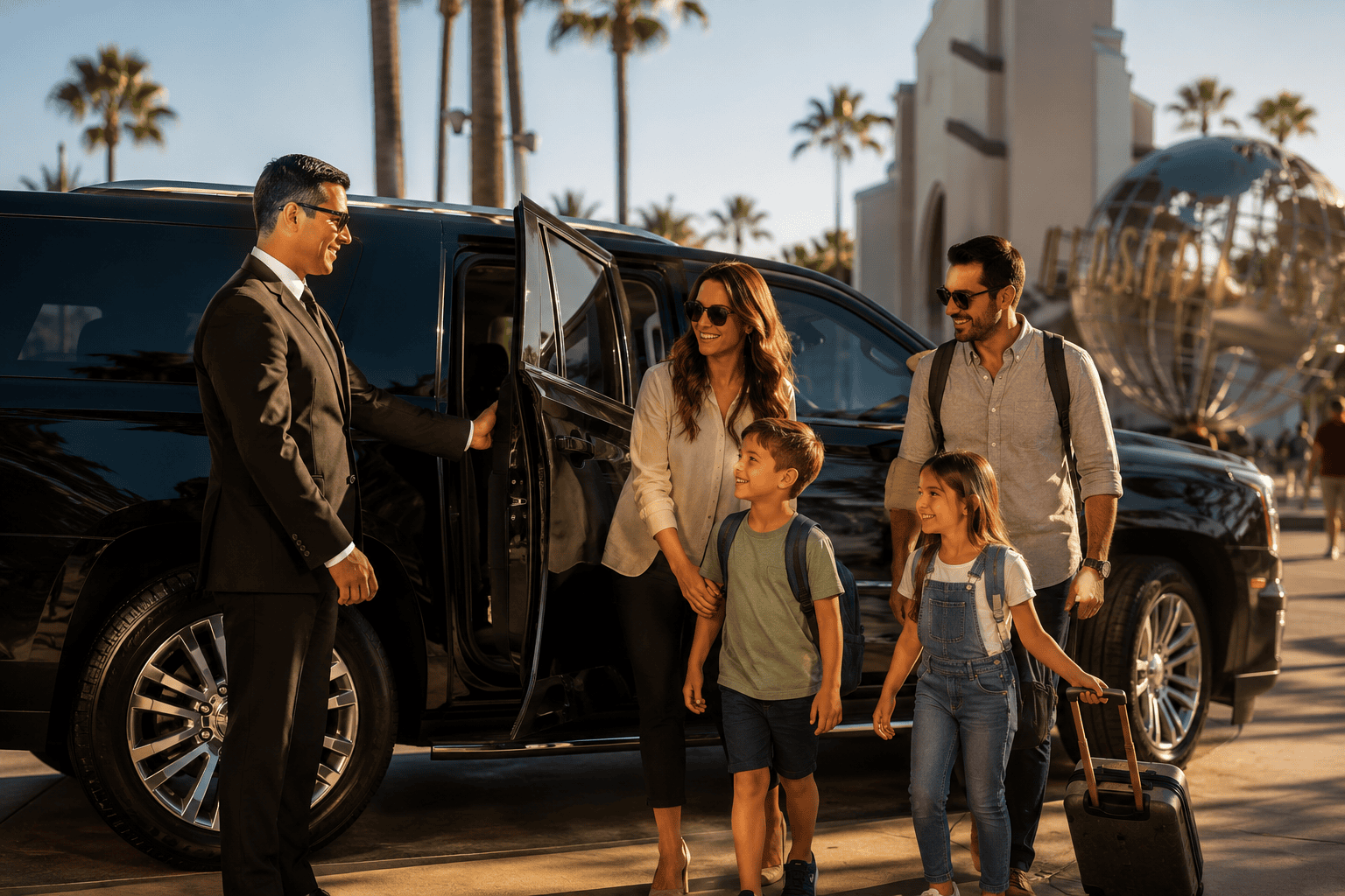 Universal Studios Hollywood transportation service