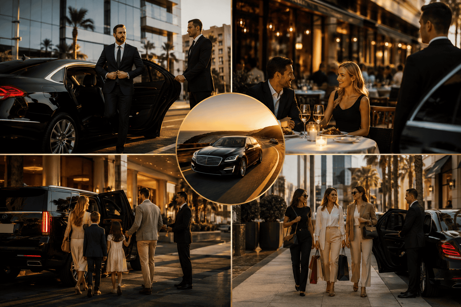 LALIU Luxury vehicle arriving for a private transfer