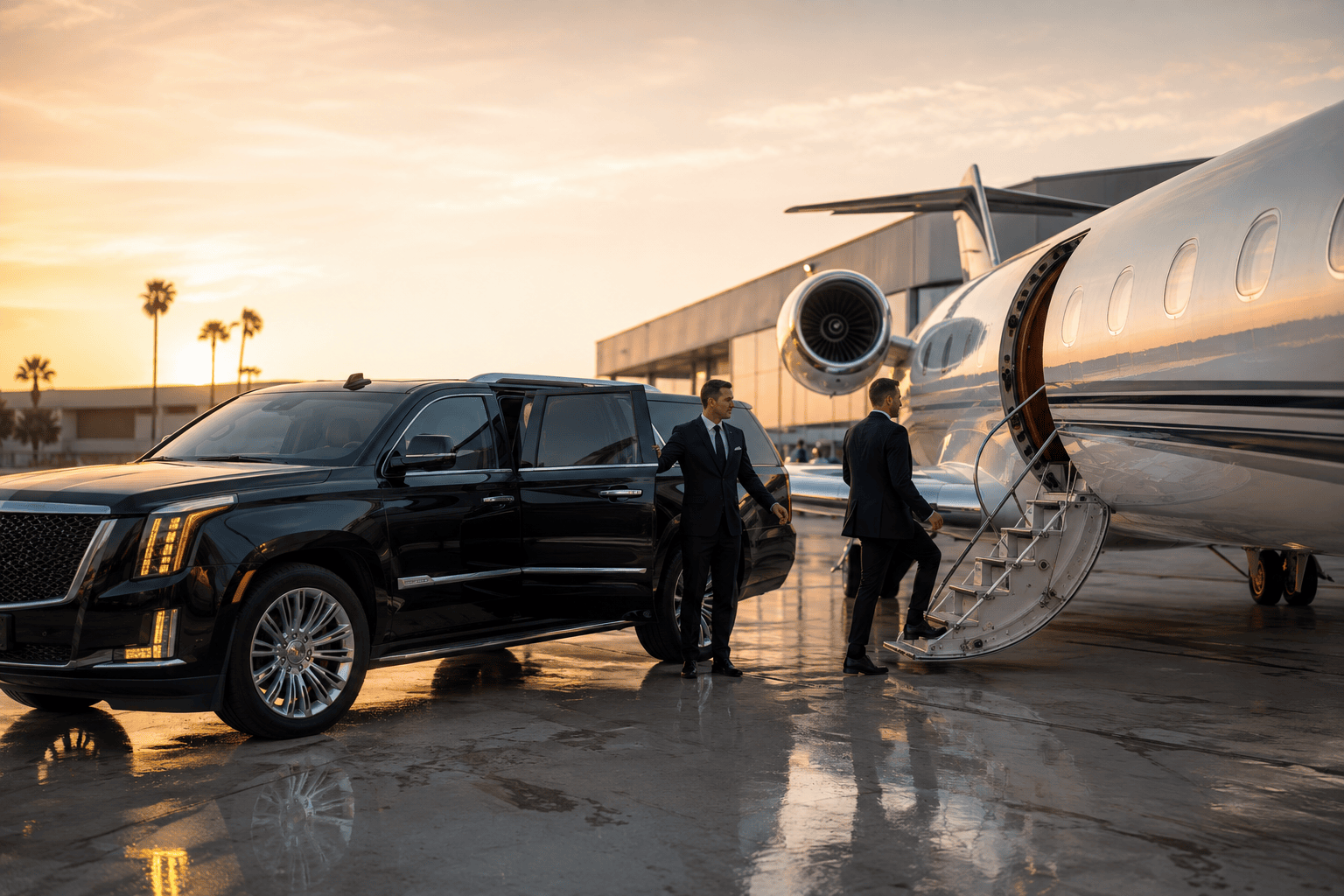 Private aviation and FBO transfers