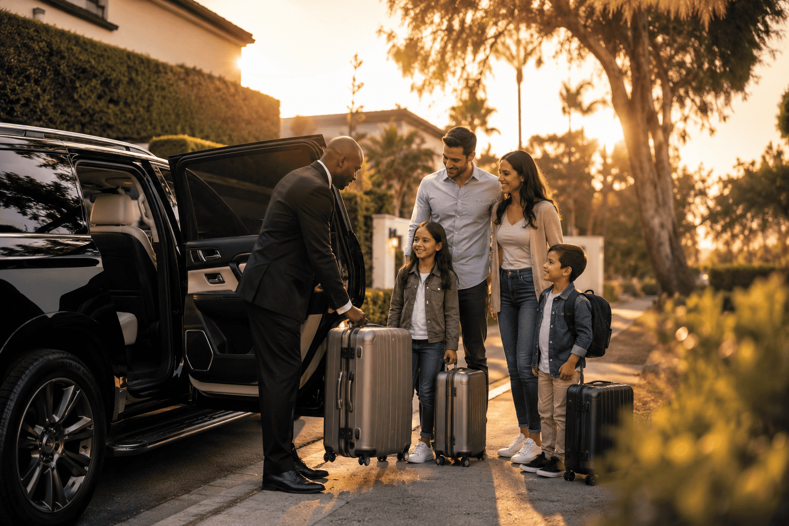 Private luxury transportation to Universal Studios Hollywood