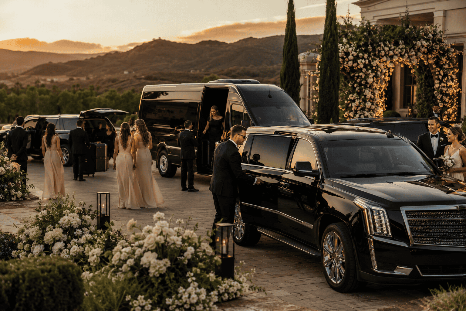 Wedding transportation services